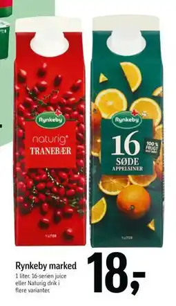 Føtex Rynkeby marked, DKK 18 tilbud