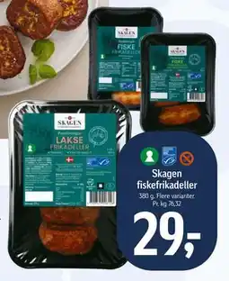Føtex Skagen fiskefrikadeller, DKK 29 tilbud