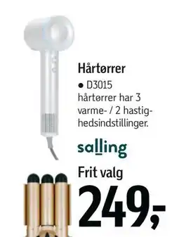 Føtex Hårtørrer, DKK 249 tilbud