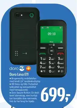 Føtex Doro Leva E11, DKK 699 tilbud