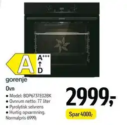 Føtex Ovn, DKK 2999 tilbud