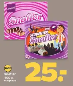 Netto Snøfler, DKK 25 tilbud