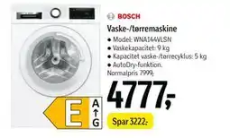 Føtex Vaske-/tørremaskine, DKK 4777 tilbud