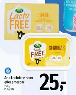 Føtex Arla Lactofree smør eller smørbar, DKK 25 tilbud