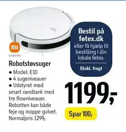 Føtex Robotstøvsuger, DKK 1199 tilbud
