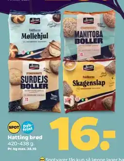 Netto Hatting brød, DKK 16 tilbud