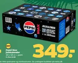 Netto Pepsi Max julekalender, DKK 349 tilbud
