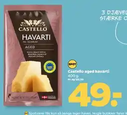 Netto Castello aged havarti, DKK 49 tilbud