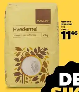 Netto Mamone hvedemel, DKK 11.46 tilbud