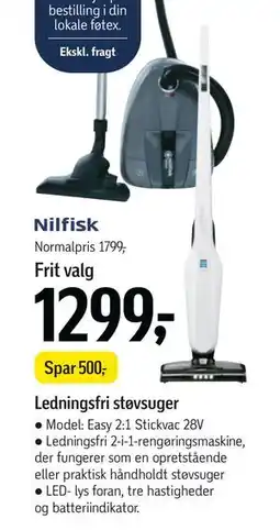 Føtex Ledningsfri støvsuger, DKK 1299 tilbud