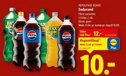 Lidl Sodavand, DKK 12, App-pris tilbud
