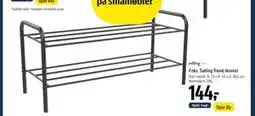 Føtex Salling Trend skoreol, DKK 144 tilbud
