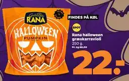 Netto Rana halloween græskarravioli, DKK 22 tilbud