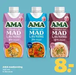 Netto AMA madlavning, DKK 8 tilbud