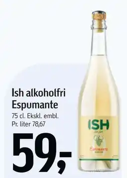Føtex Ish alkoholfri Espumante, DKK 59 tilbud