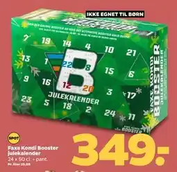 Netto Faxe Kondi Booster julekalender, DKK 349 tilbud