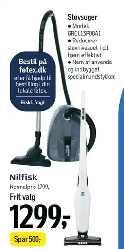 Føtex Støvsuger, DKK 1299 tilbud