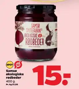 Netto Samsø økologiske rødbeder, DKK 15 tilbud