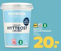 Netto Mammen laktosefri hytteost, DKK 20 tilbud