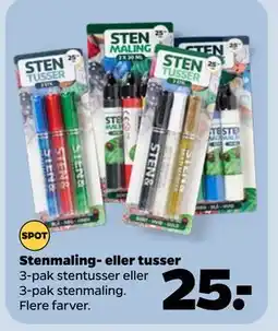 Netto Stenmaling- eller tusser, DKK 25 tilbud