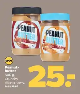 Netto Peanutbutter, DKK 25 tilbud