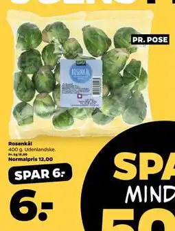 Netto Rosenkål, DKK 6 tilbud