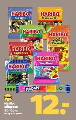 Netto Haribo slikpose, DKK 12 tilbud