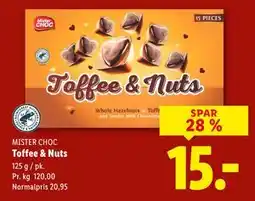 Lidl Toffee & Nuts, DKK 15 tilbud