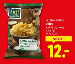 Lidl Chips, DKK 12 tilbud