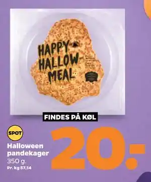 Netto Halloween pandekager, DKK 20 tilbud