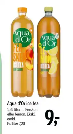 Føtex Aqua d’Or ice tea, DKK 9 tilbud