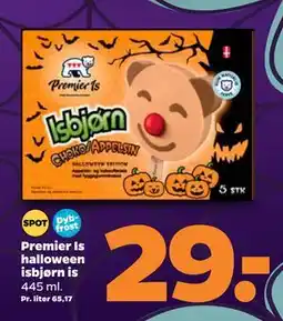 Netto Premier Is halloween isbjørn is, DKK 29 tilbud