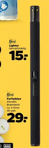 Netto Lighter, DKK 15 tilbud