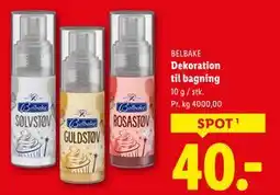 Lidl Dekoration til bagning, DKK 40 tilbud