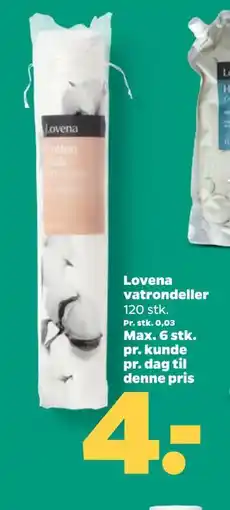 Netto Lovena vatrondeller, DKK 4 tilbud