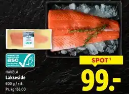 Lidl Lakseside, DKK 99 tilbud