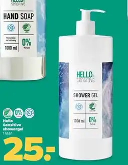 Netto Hello Sensitive showergel, DKK 25 tilbud