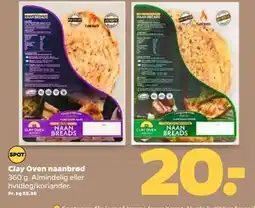 Netto Clay Oven naanbrød, DKK 20 tilbud