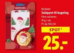Lidl Julepynt til bagning, DKK 25 tilbud