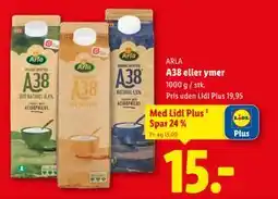Lidl A38 eller ymer, DKK 19.95, App-pris tilbud