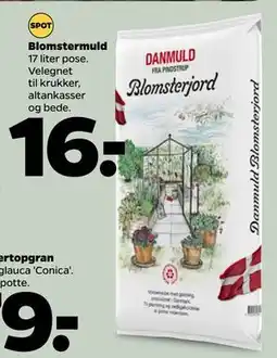 Netto Blomstermuld, DKK 16 tilbud