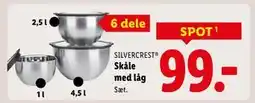 Lidl Skåle med låg, DKK 99 tilbud