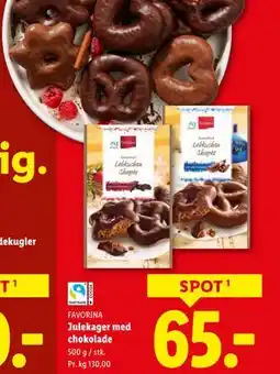 Lidl Julekager med chokolade, DKK 65 tilbud