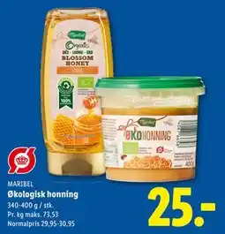 Lidl Økologisk honning, DKK 25 tilbud