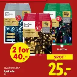 Lidl Lyskæde, DKK 25 tilbud