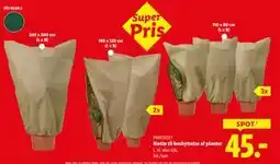 Lidl Hætte til beskyttelse af planter, DKK 45 tilbud