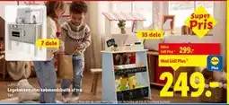 Lidl Legekøkken eller købmandsbutik af træ, DKK 299, App-pris tilbud