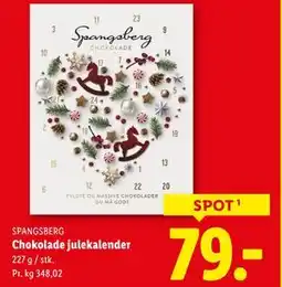 Lidl Chokolade julekalender, DKK 79 tilbud