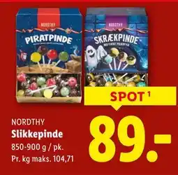 Lidl Slikkepinde, DKK 89 tilbud