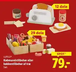 Lidl Købmandstilbehør eller køkkentilbehør af træ, DKK 79 tilbud